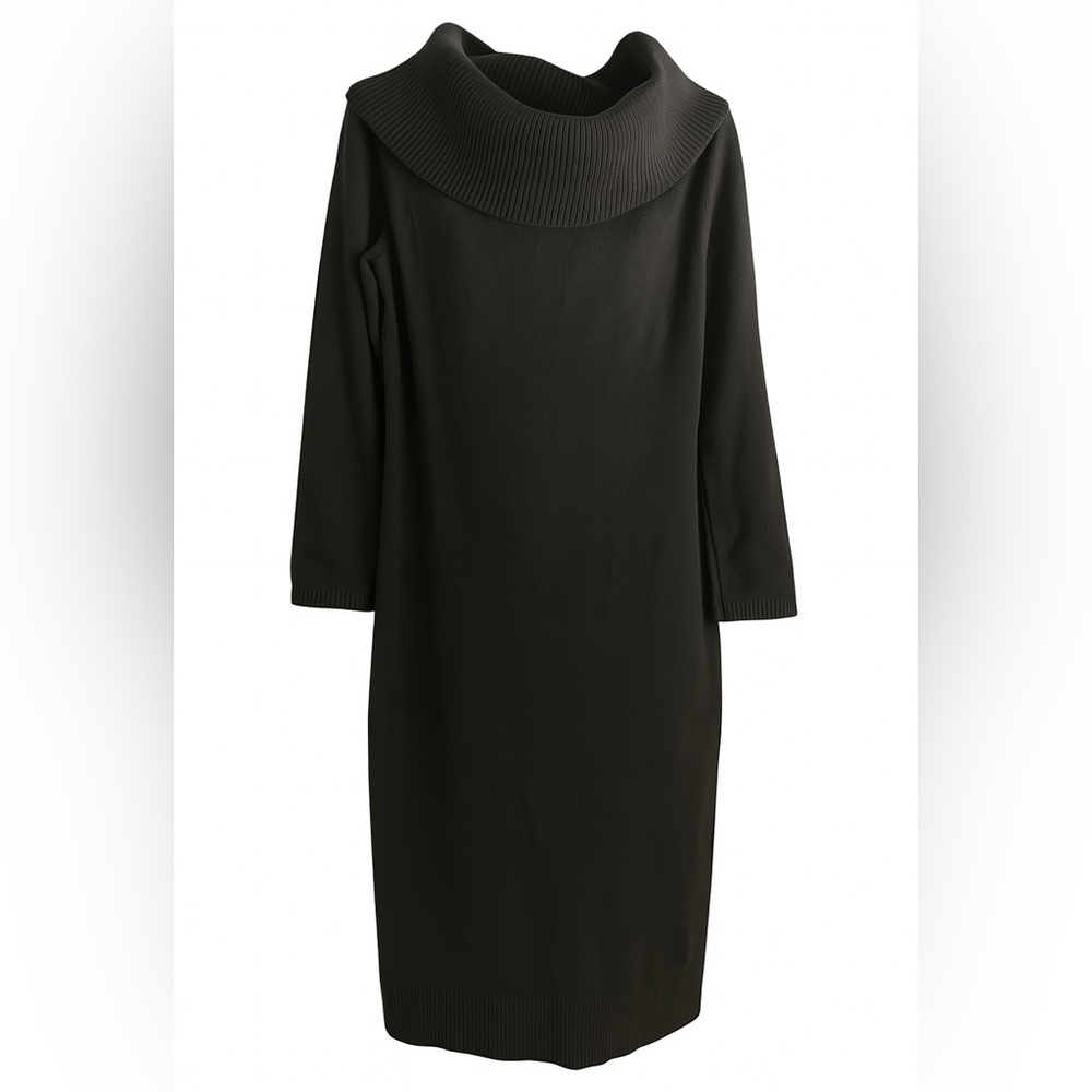 Banana Republic Ribbed cowl neck sweater midi dress. Size Medium. NWT - Picture 2 of 9